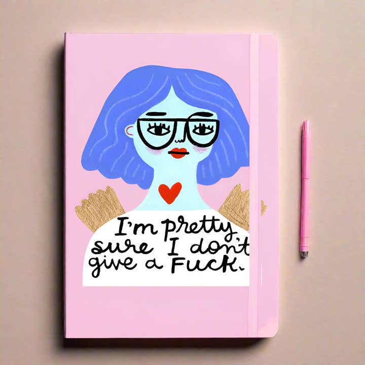 Estoy bastante seguro de que no me importa una mierda Cuaderno del ángel gruñón para venta al por mayor de Disrupted Industries