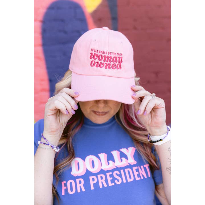 Baseball Hat - It's a Great Day to Shop Woman-Owned for wholesale by Woman-Owned Wallet