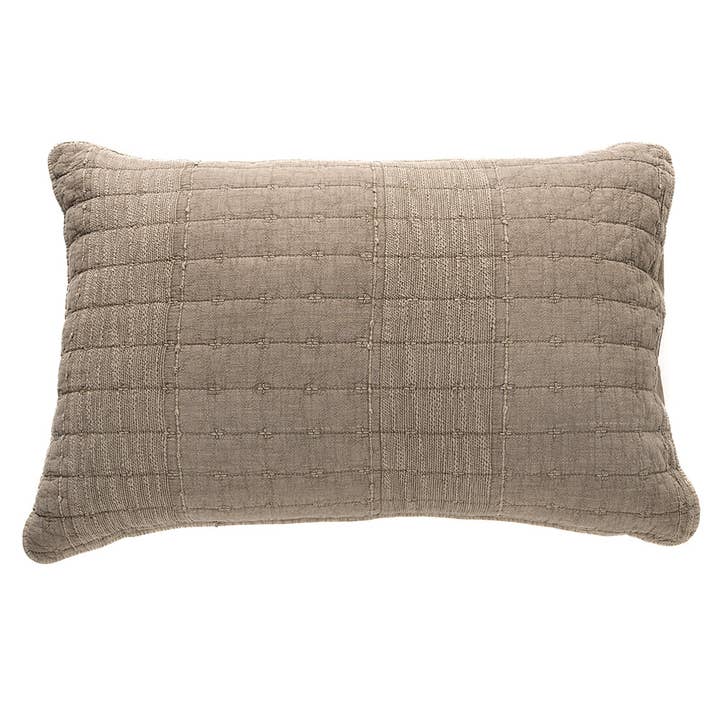 Moss Taupe Pillow Sham for wholesale by Brunelli