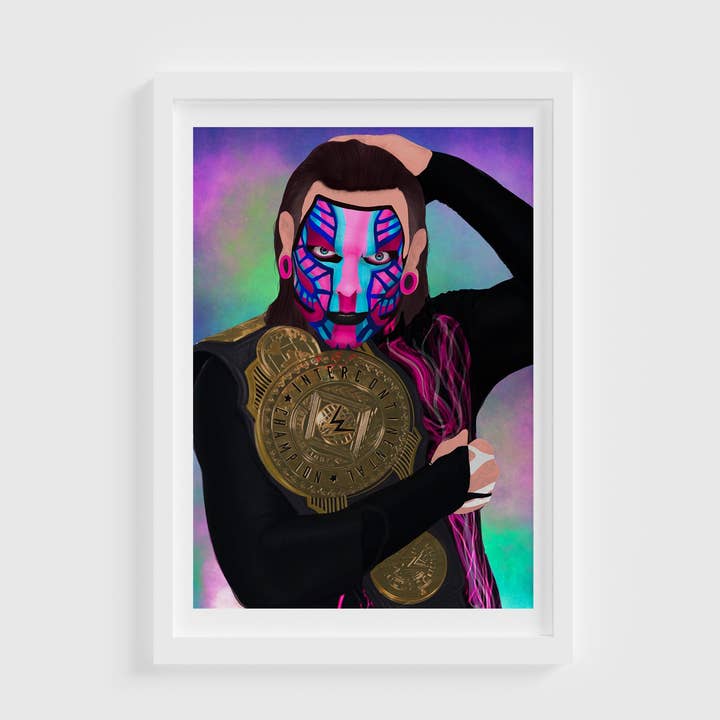 WWE Jeff Hardy Print/ Jeff Hardy/ The Hardy Boys/ WCW for wholesale by Eli & Emmie