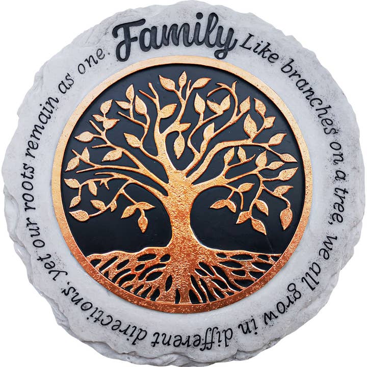 Family Bronze Stepping Stone for wholesale by Spoontiques, Inc