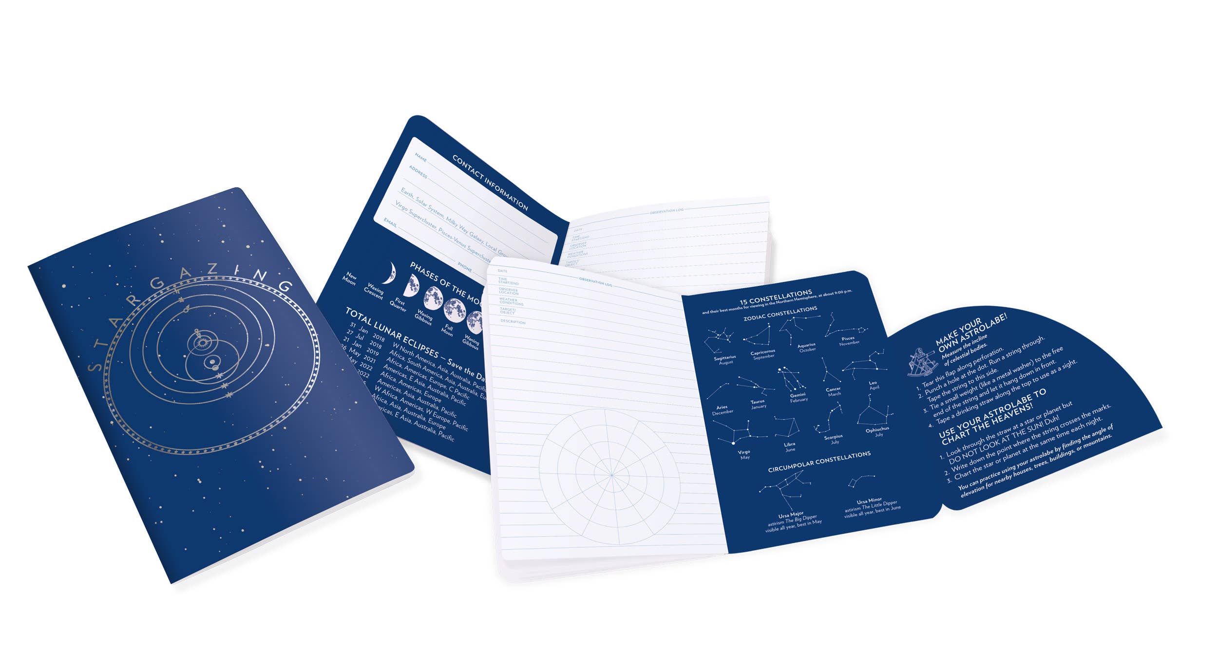 Unemployed Philosophers Guild - Wholesale Notebook - Full-Size Stargazing Notebook2