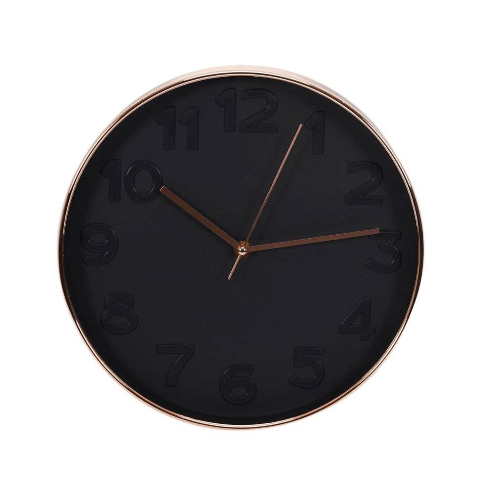 Housse De Rêve - Wholesale Wall Clock - 30.5 cm Round Clock in Black Copper2