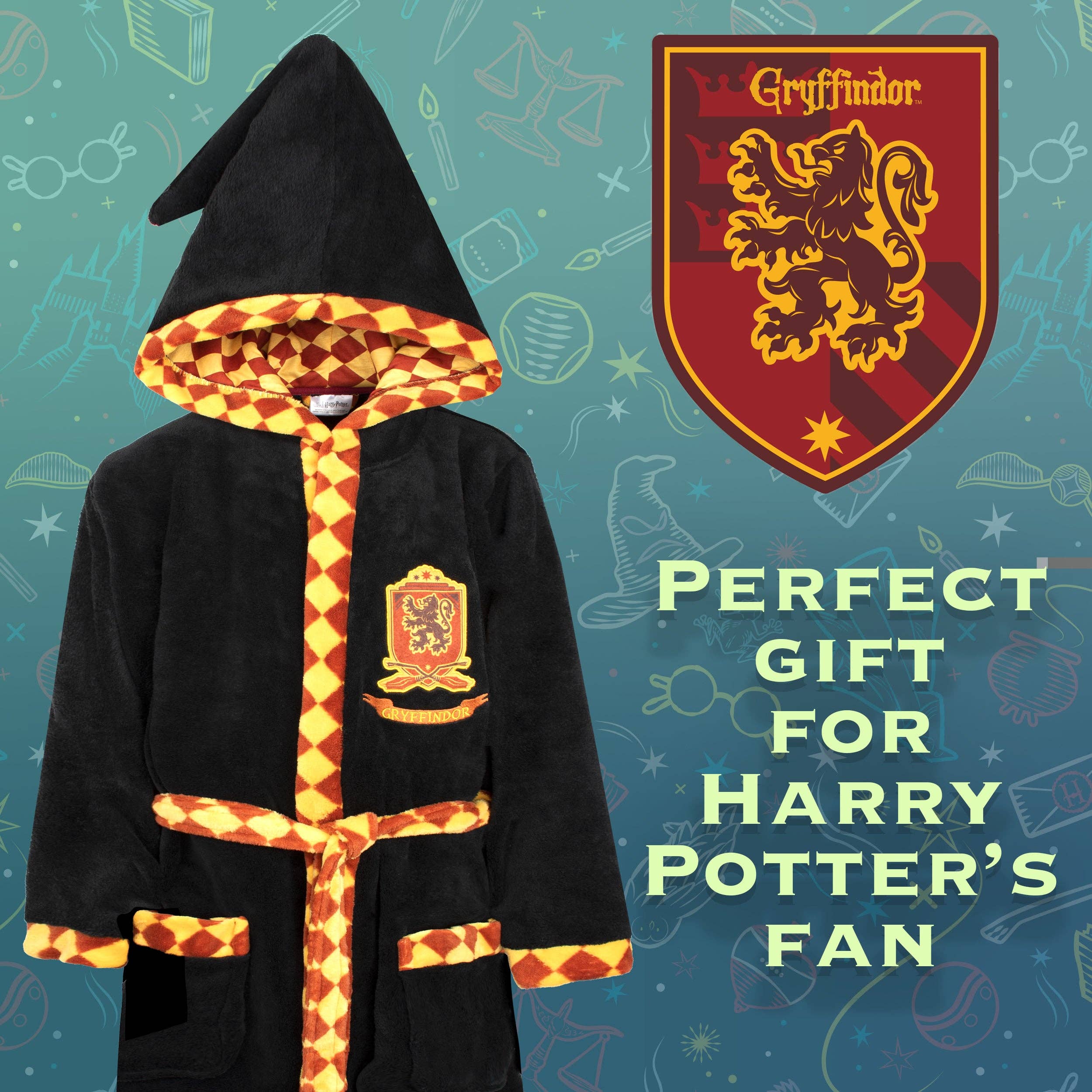Fringoo Group Ltd - Venta al por mayor Bata - Niños - Bata personalizada de Harry Potter, color negro7