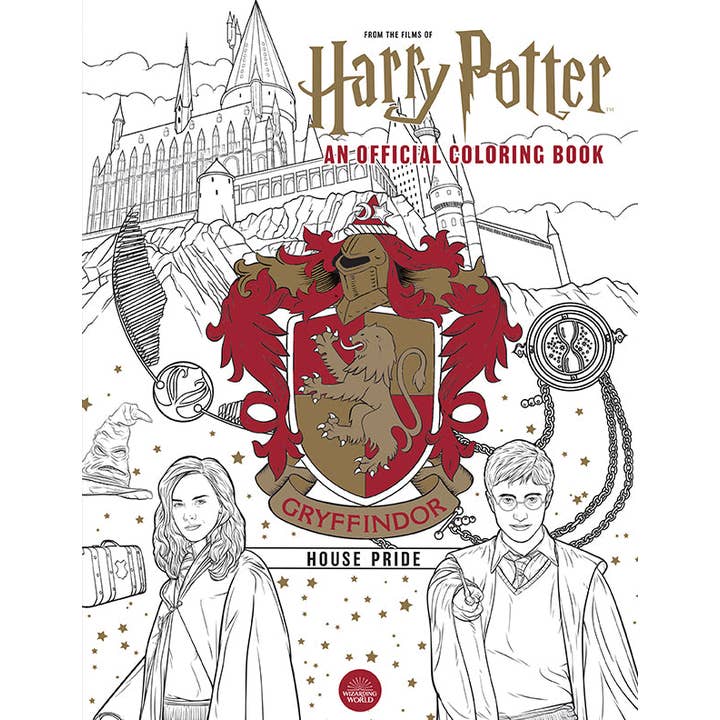 Insight Editions - Wholesale Coloring Book - Adult - Harry Potter: Gryffindor House Pride: The Official Coloring Book