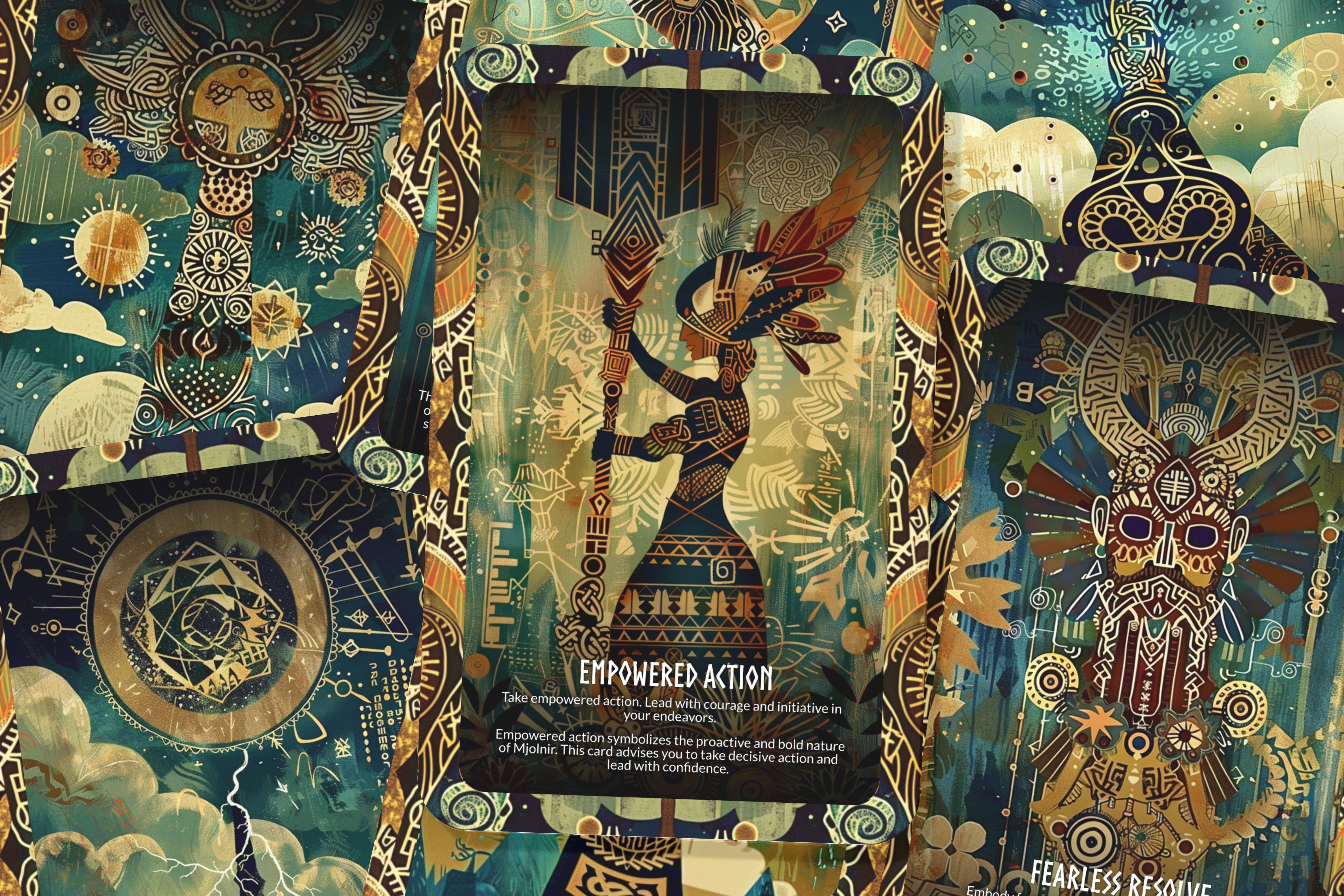 IBIZA TAROT - Venta al por mayor Cartas del tarot - Baraja Oráculo Mjolnir - Poder y Protección del Martillo de Thor3