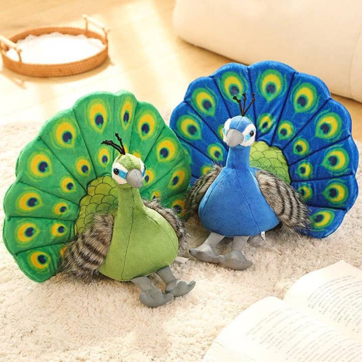 Funkyrel® Atzbranding Limited - Wholesale Stuffed/Plush Toy - Kids & Baby - Kawai - Peacock Display Plush Toy