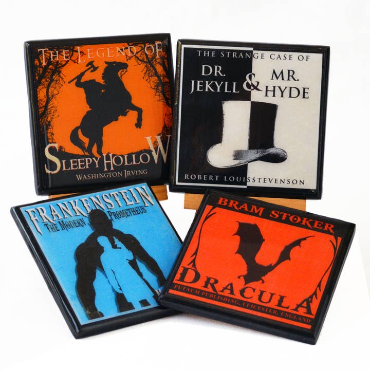 Cheltenham Road - Wholesale Coasters - Gothic Horror Book Cover Coasters