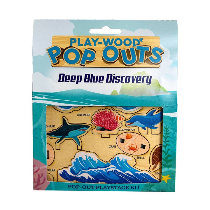 Play-Wood Pop-Outs - Deep Blue Discovery for wholesale by Channel Craft