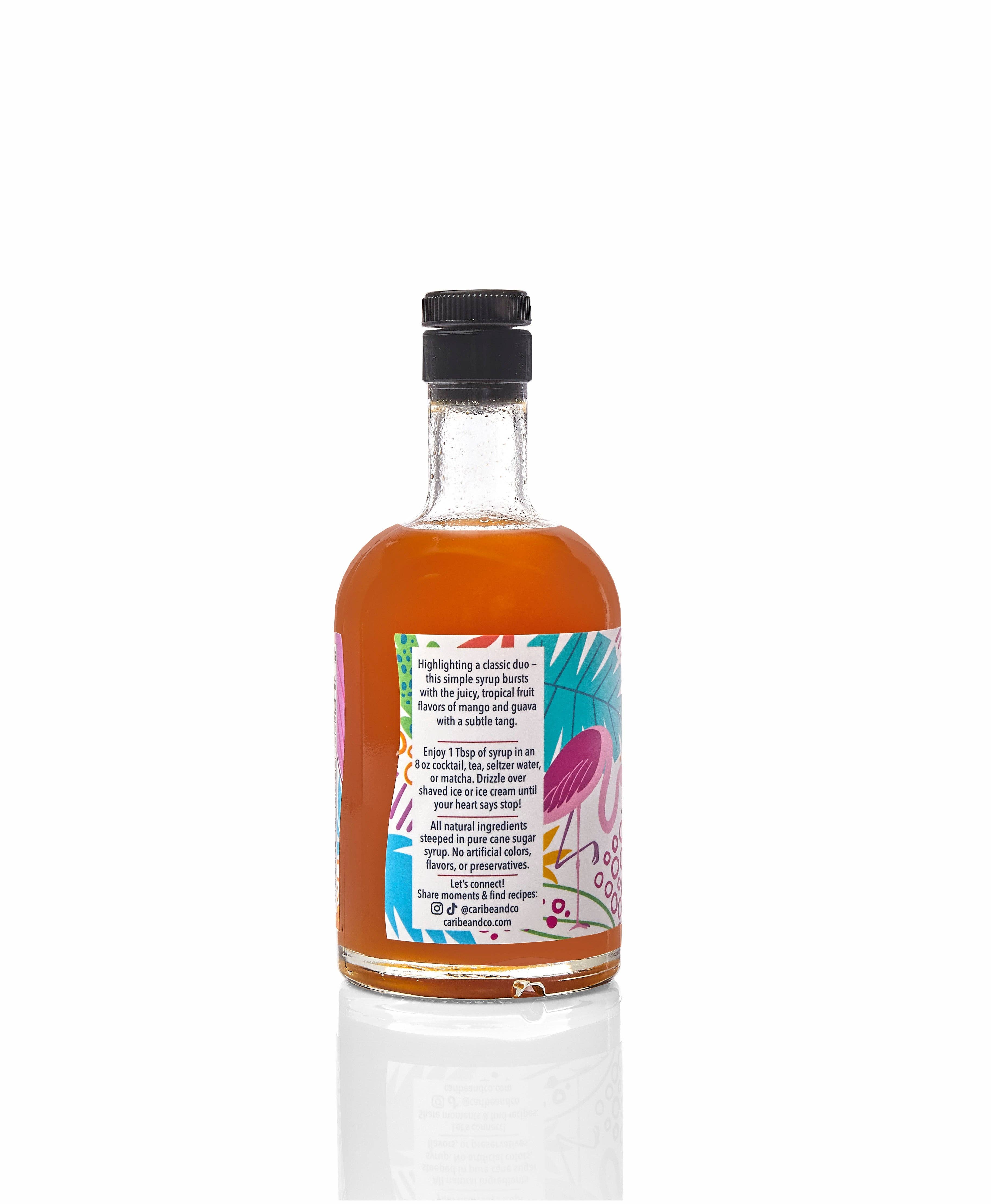 Caribe & Co. - Venta al por mayor Preparado/sirope para cóctel - Sirope Sabor Mango y Guayaba - TEMPORADA3