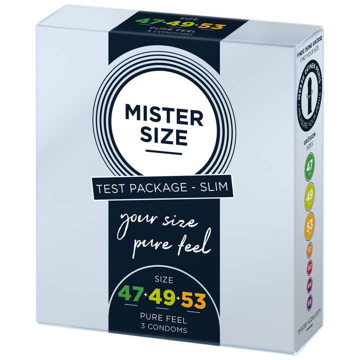 MISTER SIZE - Wholesale Contraceptive/Condom - Mister Size Test Package S - Condom Size 47-49-531