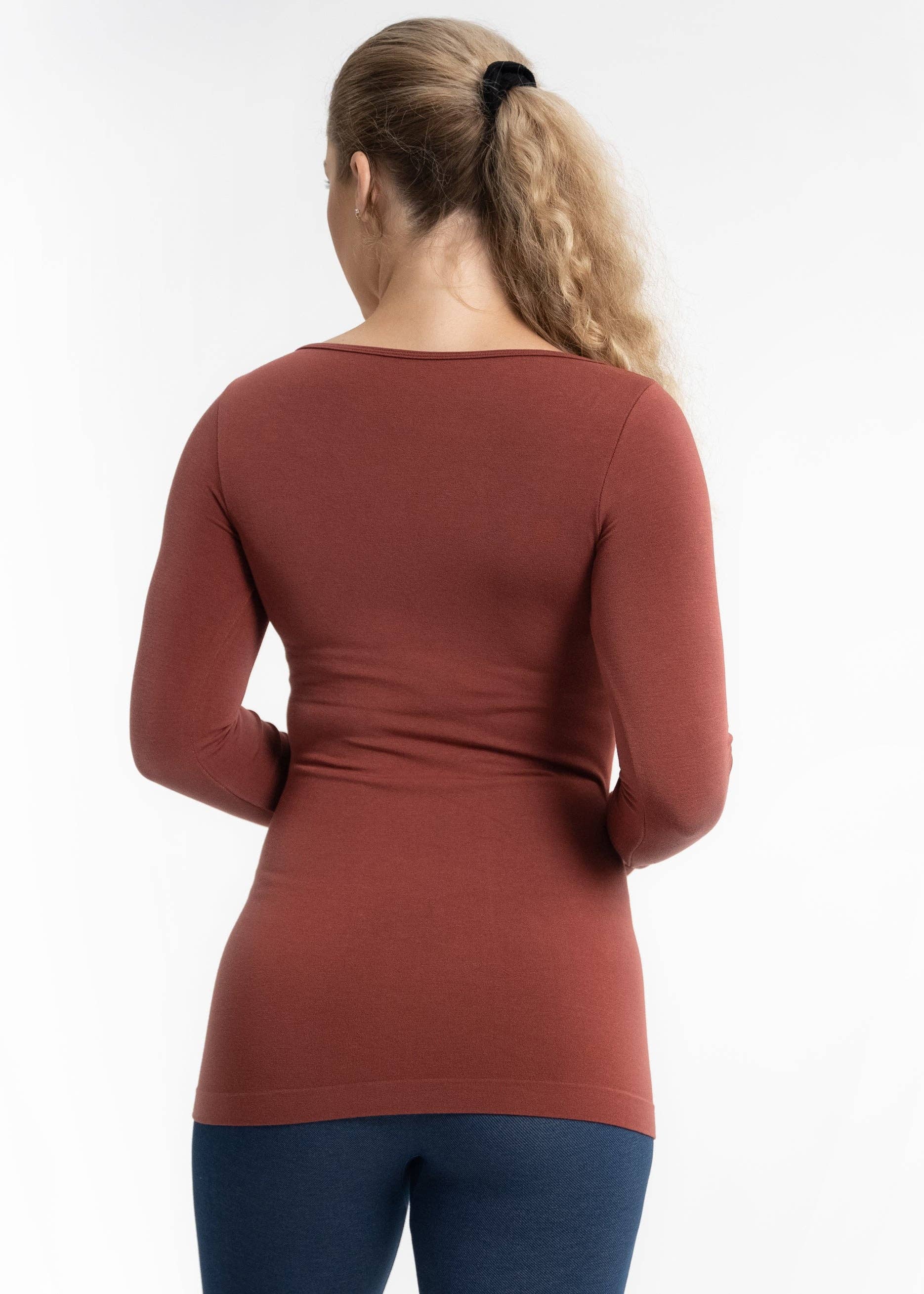 ELIETIAN - Vendita all'ingrosso Maglietta - Donna - Manica Lunga Reversibile54