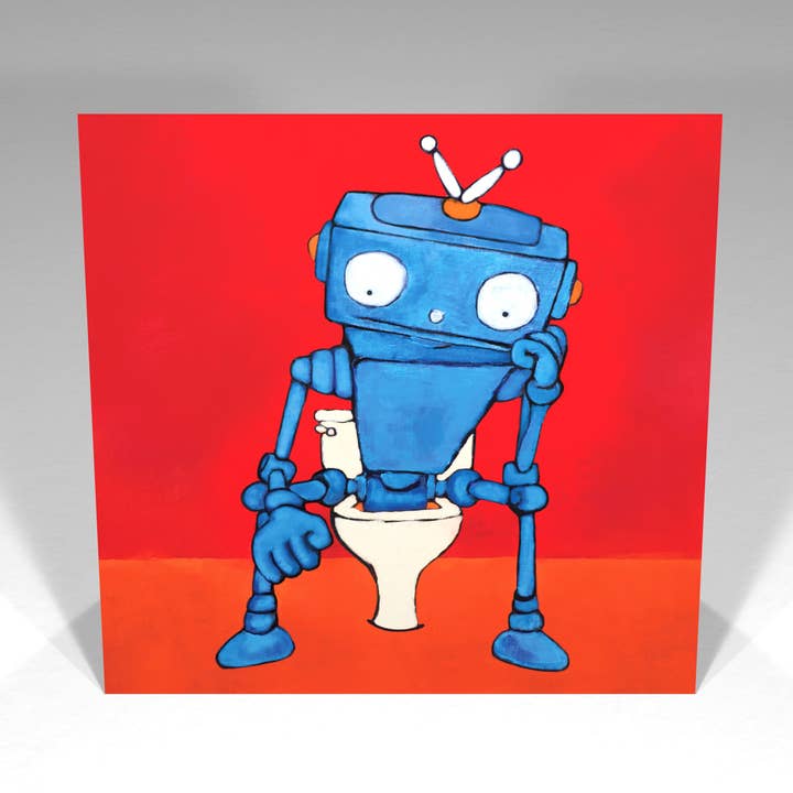 The Thinker - Robot on the Potty for wholesale by Numyum