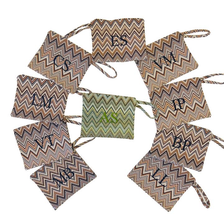 Zigzag fabric clutch - Limited Edition for wholesale by A.Bi.Ci Lab