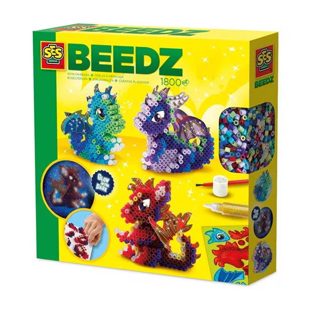 Iron on beads - Dragons for wholesale by Robbie Toys Ltd