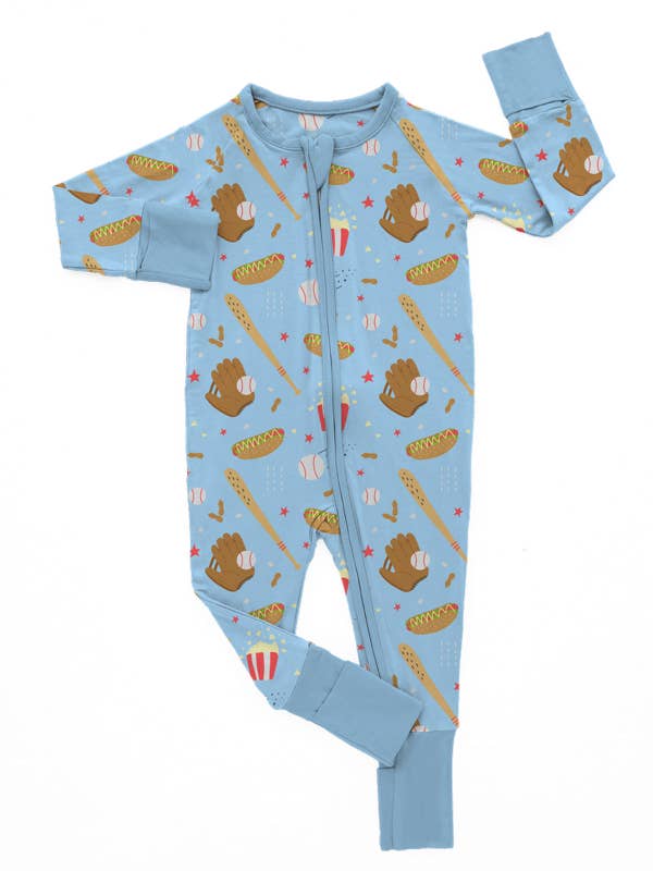 Ducky Dreams - Wholesale Sleepsuit - Baby - Blue Ballpark1