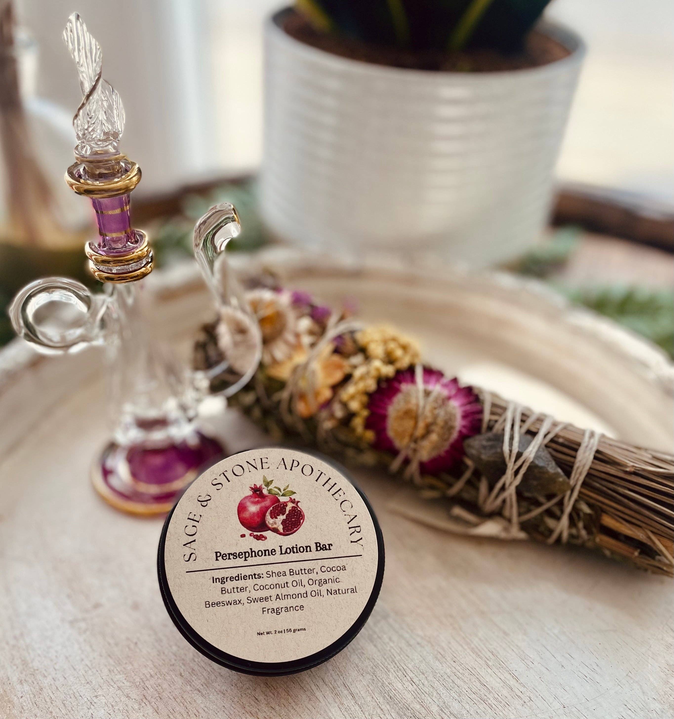 Sage & Stone Apothecary - Vente Lotions solides - Barre de lotion Perséphone4
