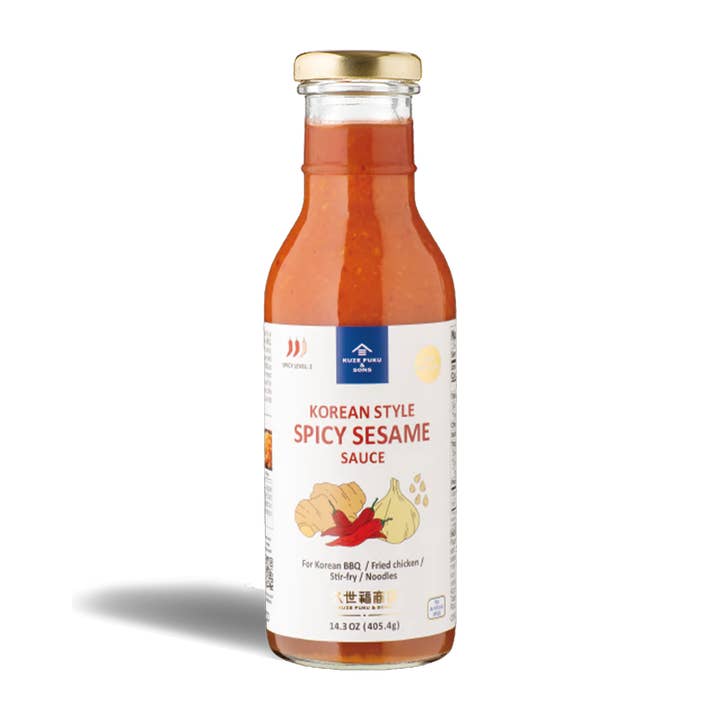 SAUCE AU SÉSAME ÉPICÉE À LA CORÉENNE 14,3 OZ pour la vente par Kuze Fuku & Sons