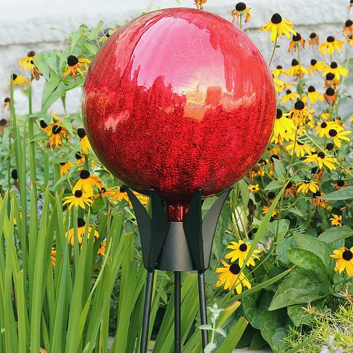 ACHLA Designs - Wholesale Outdoor Ornament/Decor - 12" Gazing Globe, Red