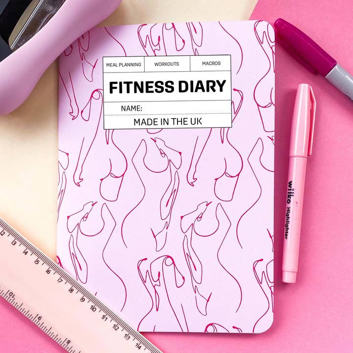 Nevele Official – wholesale Journal/diary – Fitness Journal With Body Outlines