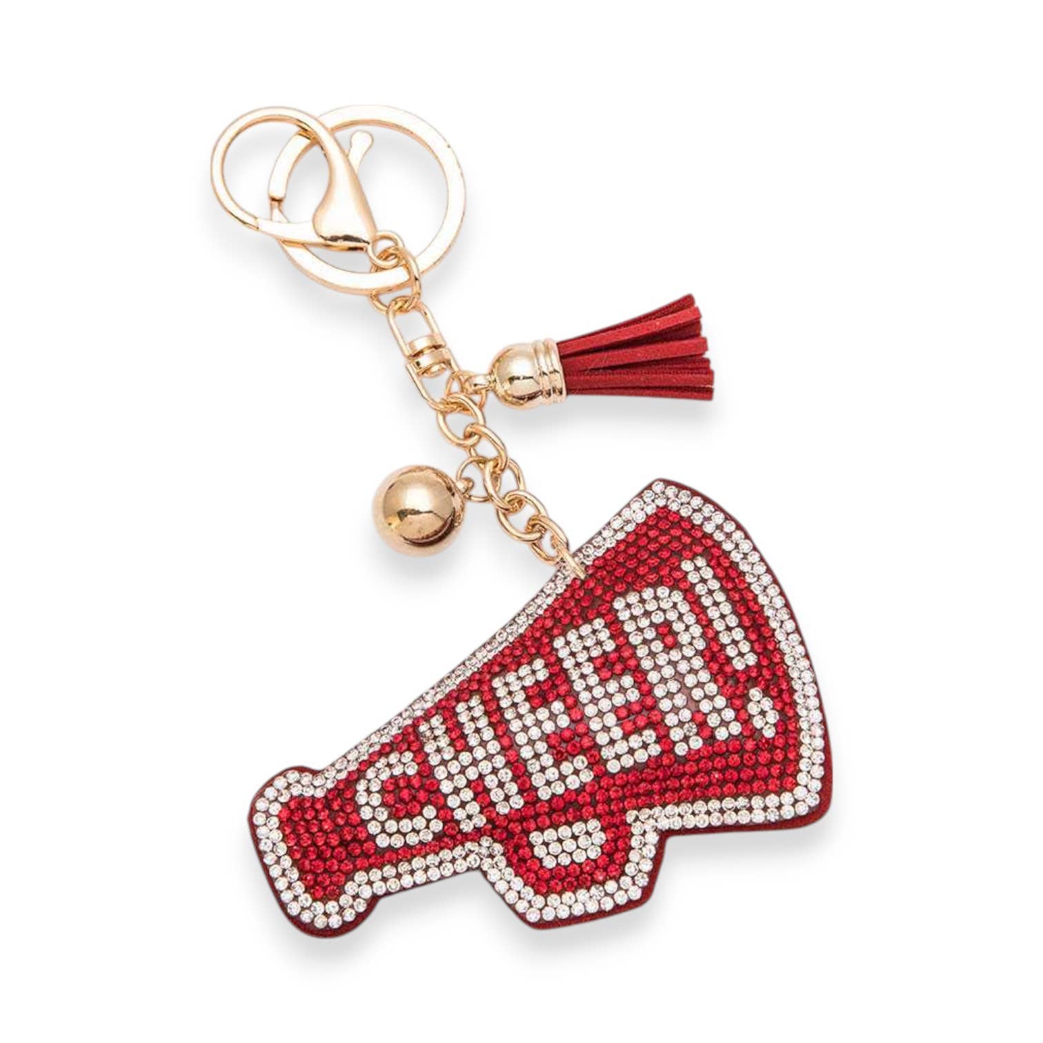 LA Jewelry Plaza - Wholesale Keychain - Women's - CHEER Sign Crystal Iconic Key Chain4