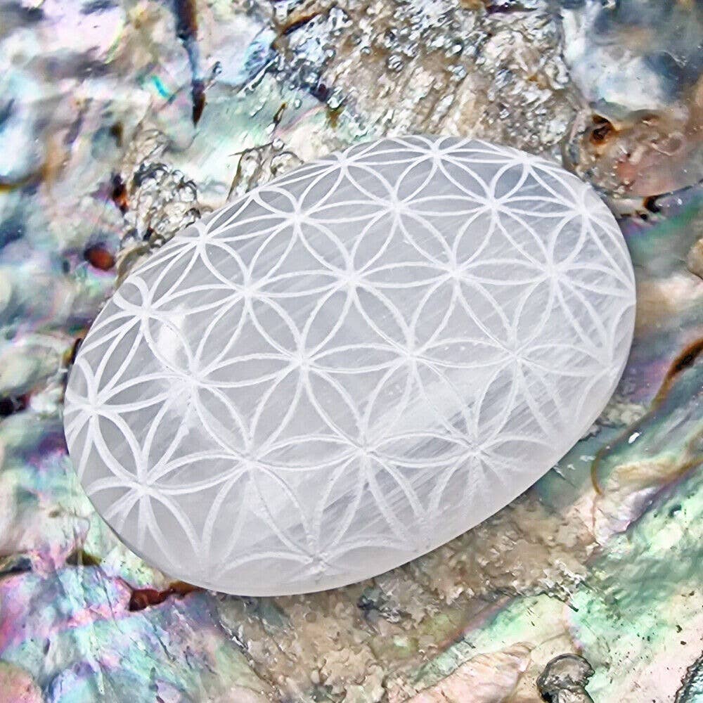 Shamans Crystal - Wholesale Spirituele steen/kristal - Selenietpalmstenen, Selenite Smooth, Selenite Selenite5