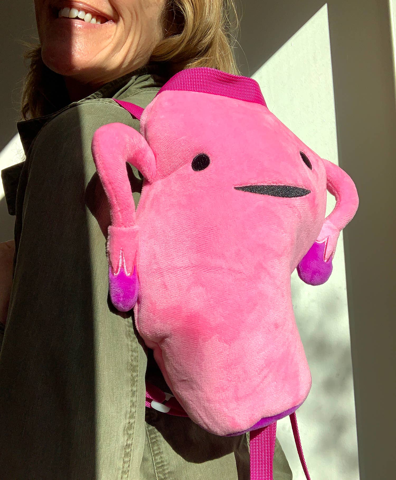 I Heart Guts | Organ Plushies Wholesale - Wholesale Backpack - Women's - Uterus Plushie Backpack8