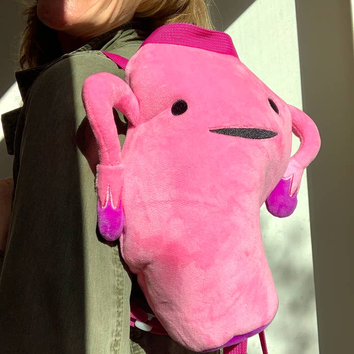 I Heart Guts | Organ Plushies Wholesale - Wholesale Backpack - Women's - Uterus Plushie Backpack8
