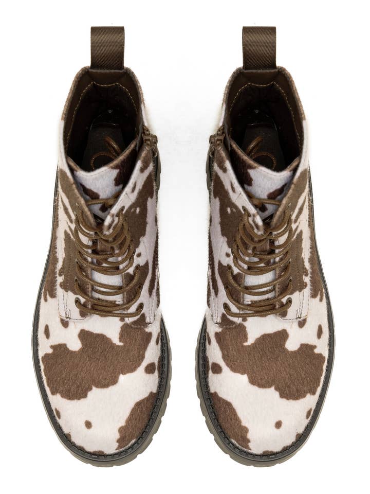 C'M PARIS - Wholesale Combat/Military Boots - Women's - Lace-Up Combat Boot with Lug Sole 926610