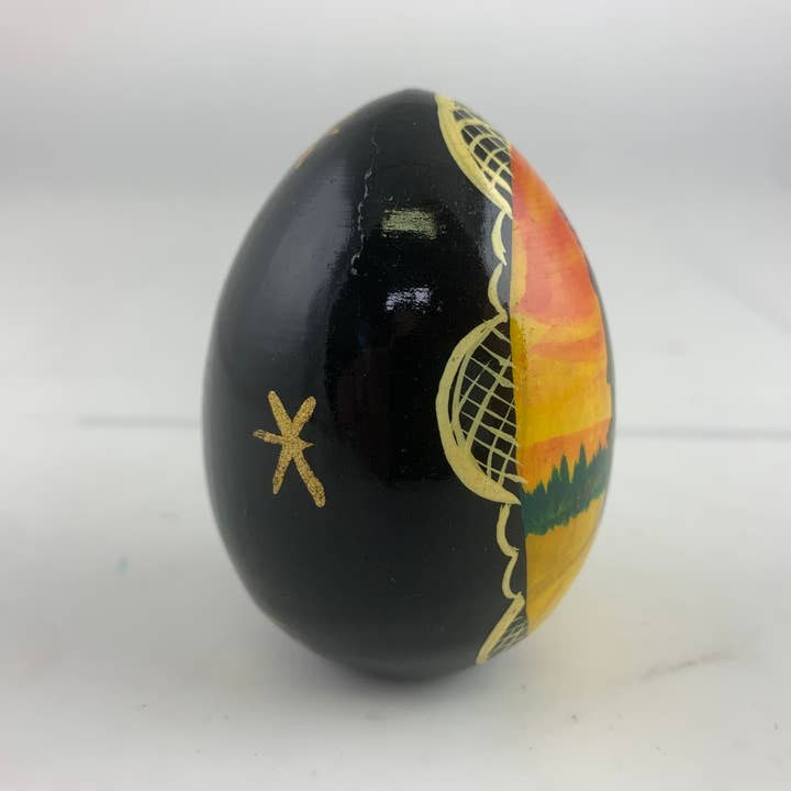 Golden Cockerel - Wholesale Decorative Tabletop Object - Vintage Wayside Chapel Egg