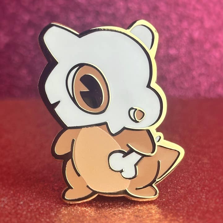 Cubone Pokemon Enamel Pin for wholesale by Bulbalana