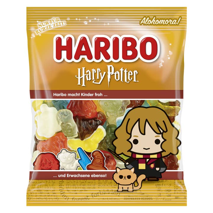 I Got Your Candy - Wholesale Gummy - Haribo Harry Potter Hermione Gummies Peg Bag 4oz - 12ct