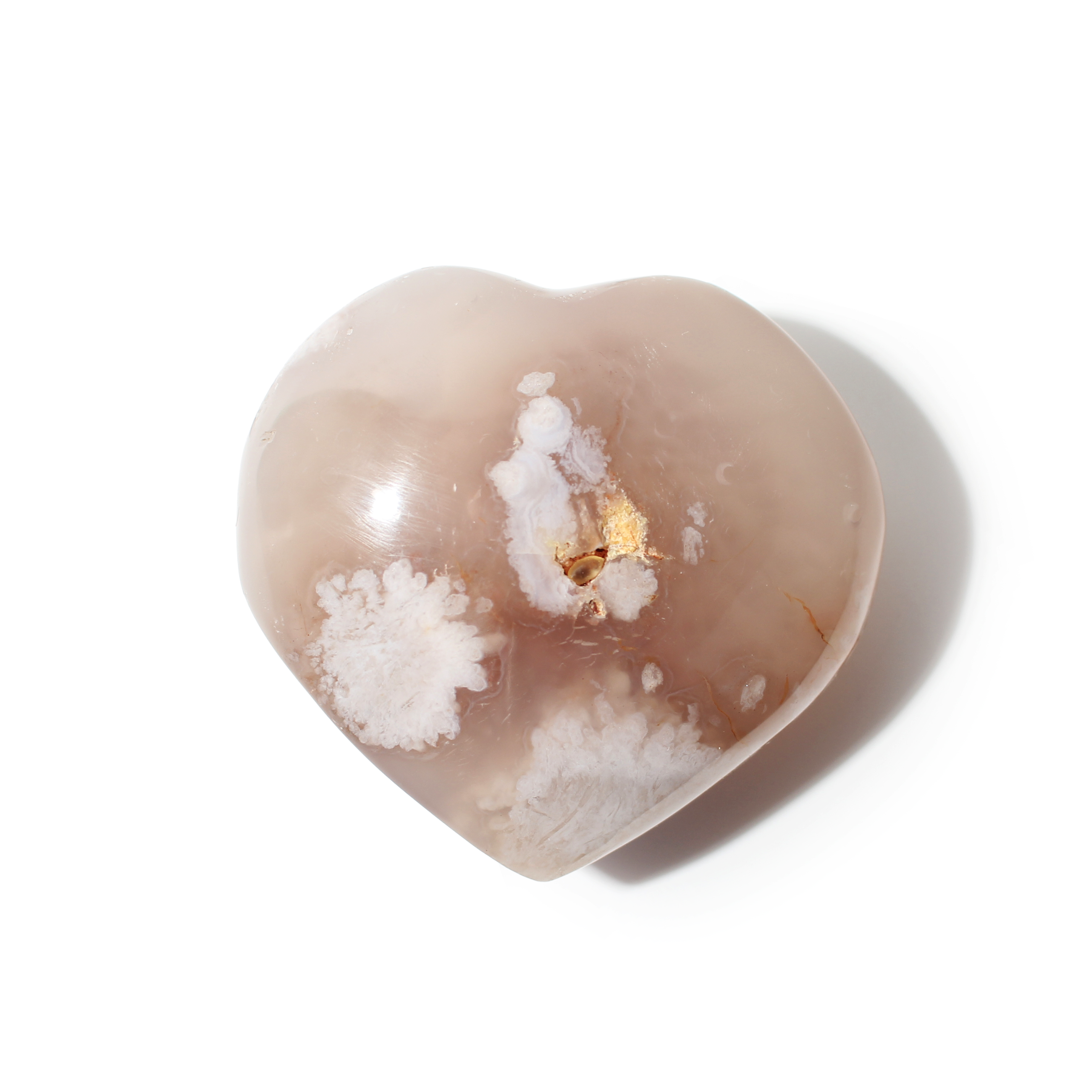 Stonebridge Imports - Wholesale Spiritual Stone/Crystal - Flower Agate Heart5