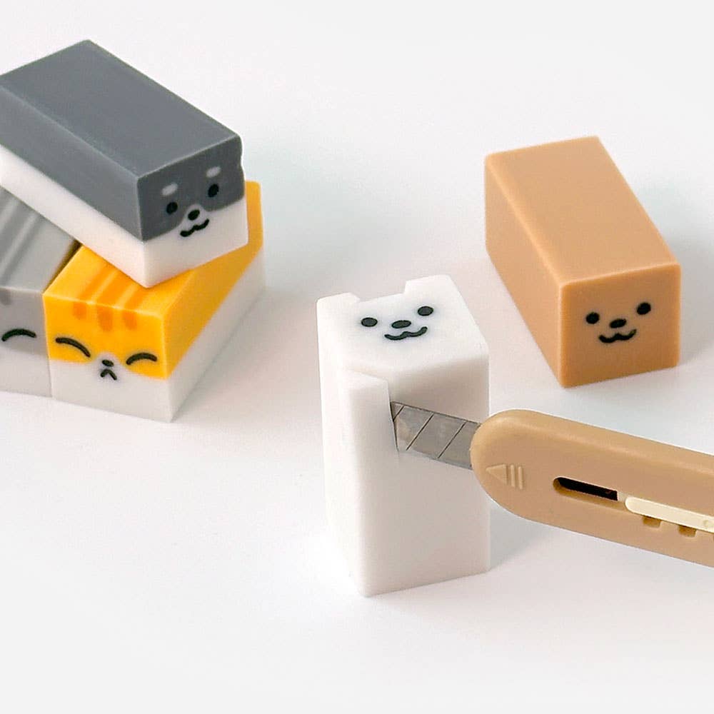 K-Wonderland – Borracha - Crianças por atacado – Borracha Aleatória de Animais de Estimação Elástica – Personagens de Cão e Gato3