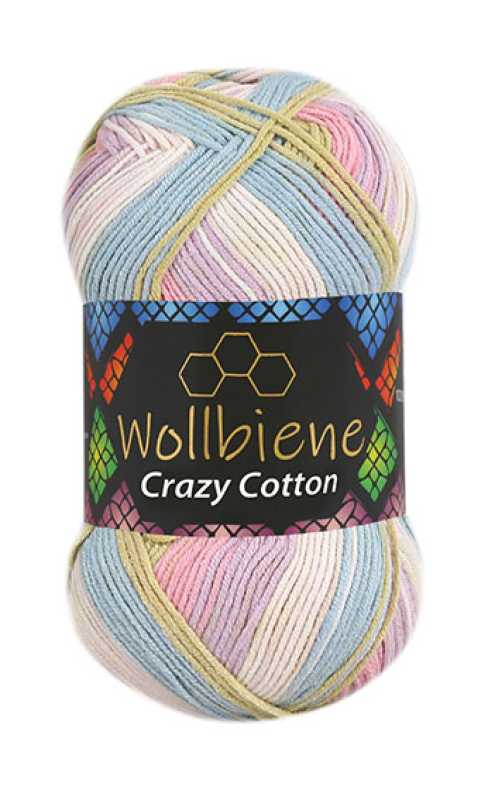 Wollbiene - Venta al por mayor Hilos - Hilo de lana Wollbiene Crazy Cotton para todas las estaciones, 100 g11