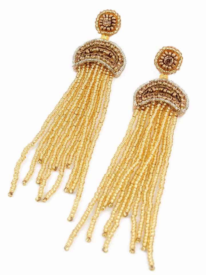 JELLYFISH GOLD EARRING for wholesale by My Doris