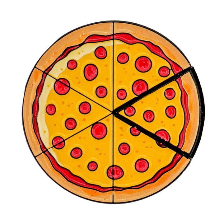 Marcador de Bola Premium "Rebanada" de Pizza de Pepperoni para venta al por mayor de Ballmarkers.com