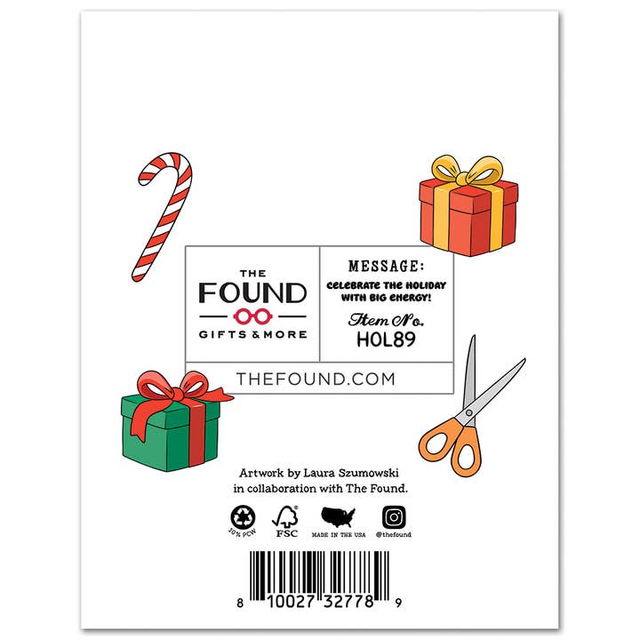 THE FOUND - Wholesale Christmas Card - Labubu Santa's Secret Helper Christmas Cards - Boxset2