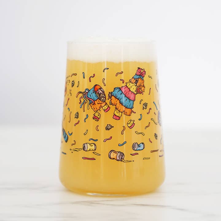 The Craft Diaries - Wholesale Beer Glass/Mug - PIÑATA glass - 430ml Oslo Craft Beer Glass