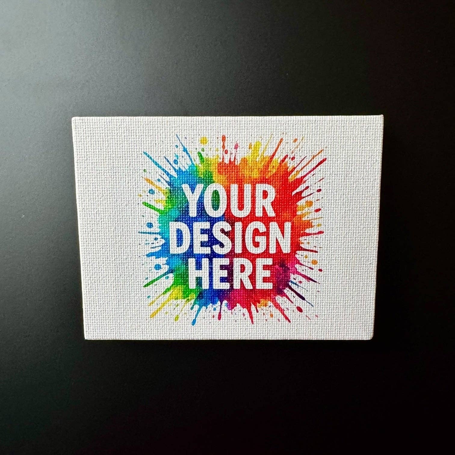 Kahn Creations -  Sensory Friendly and Custom Products - Wholesale Art Print - 3x4″ UV-Printed Magnetic Canvas – Custom Full-Color Mini Art0