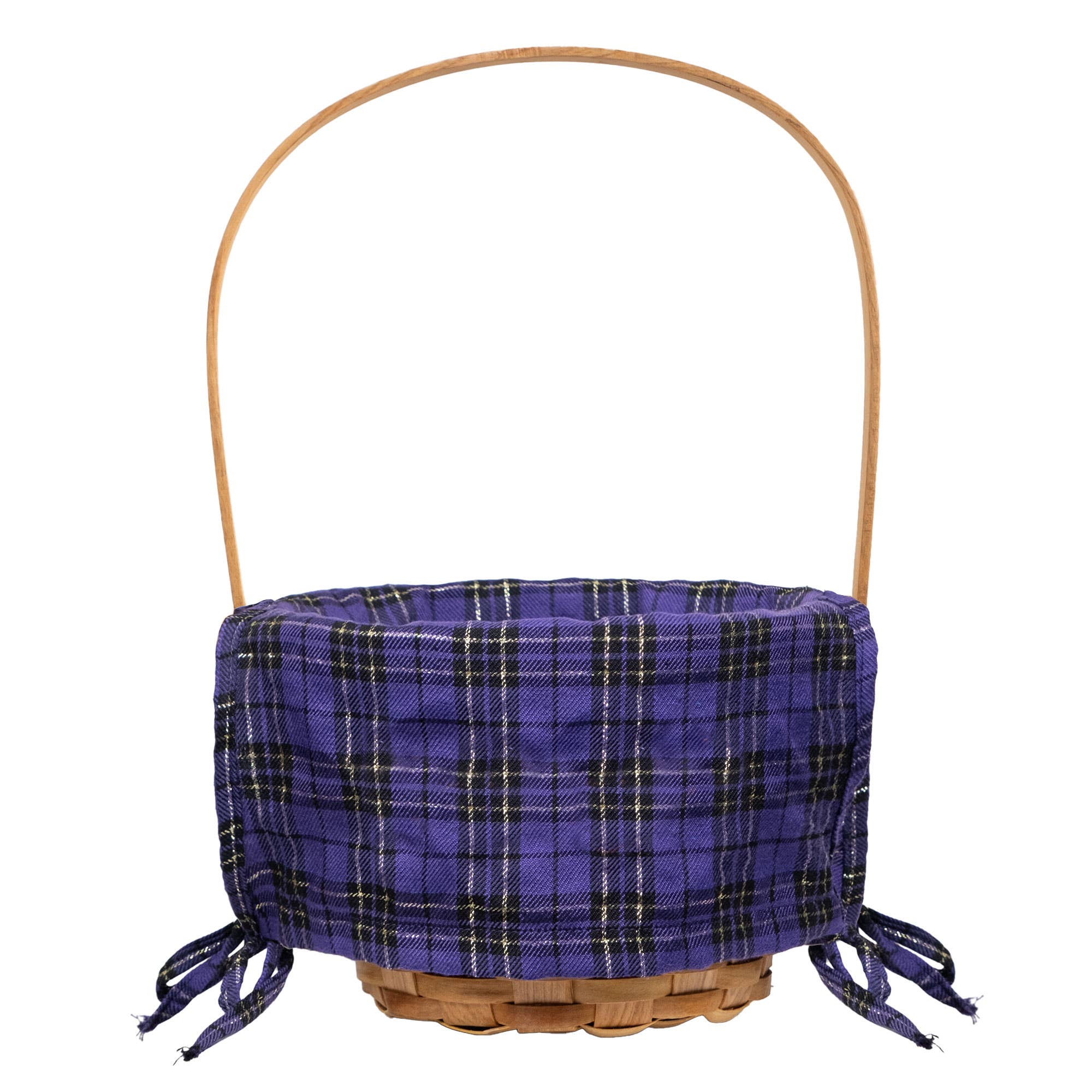 GirlyPirateCo - Wholesale Basket - Handwoven Gift Basket with Fabric Liner for Easter Halloween