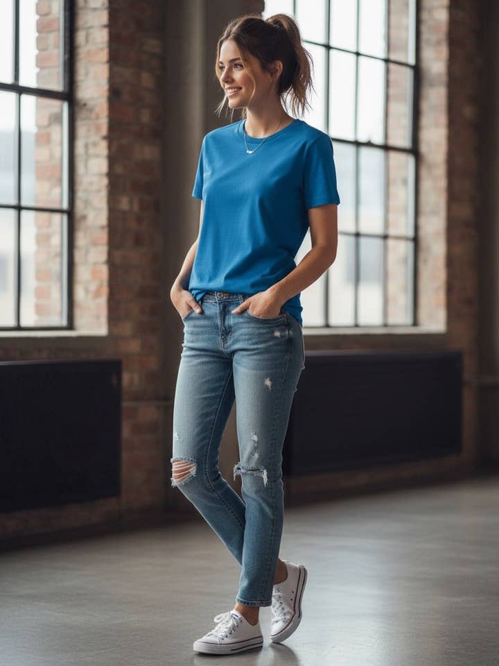 A icónica t-shirt unissex por atacado de Ykonic Paris