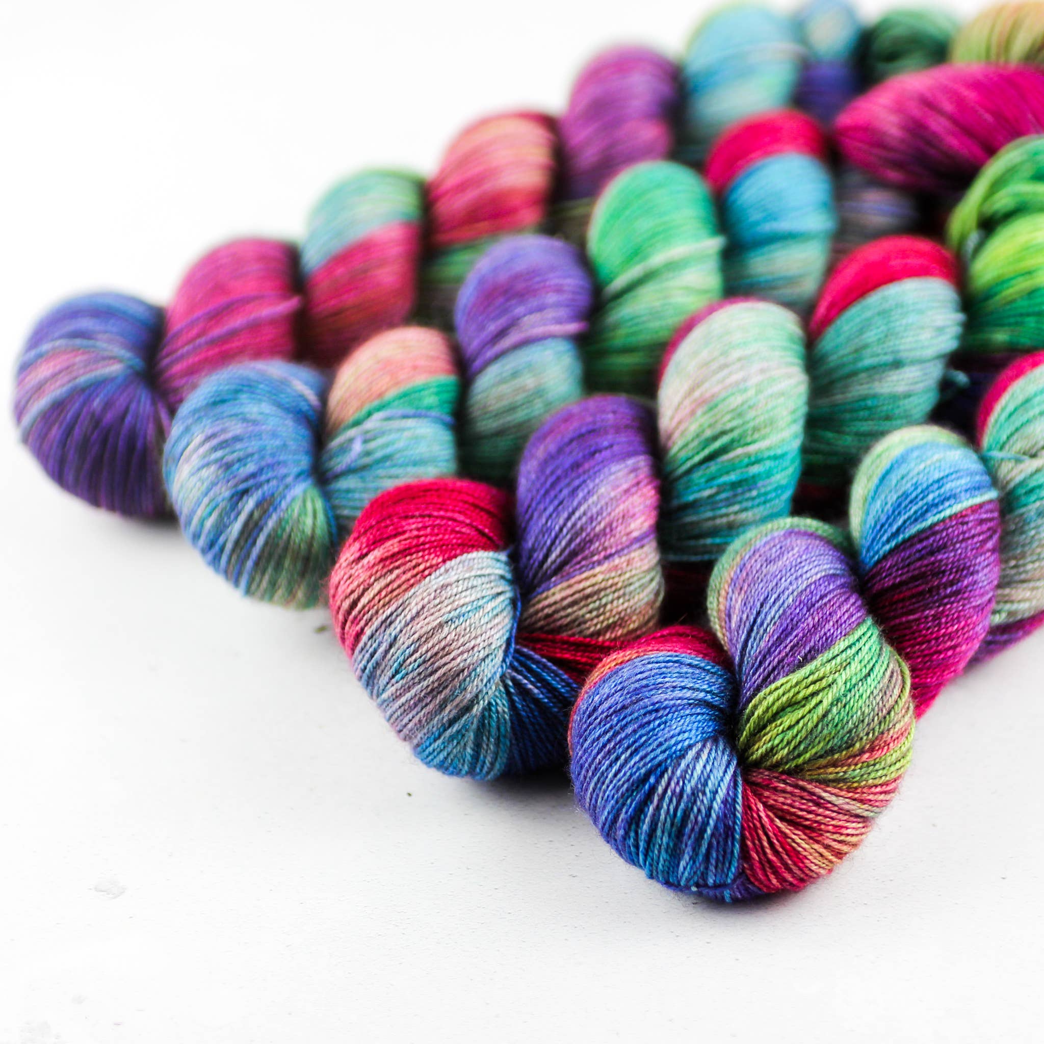 Orchidean Luxury Yarns - Wholesale Yarn - Mulberino 4ply  Merino Silk and Yak yarn dyed to order9