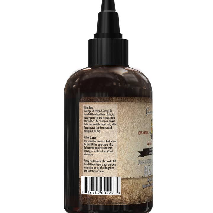 Sunny Isle - Wholesale Beard Styling Product - Sunny Isle Jamaican Black Castor Oil Beard Oil - 4oz1