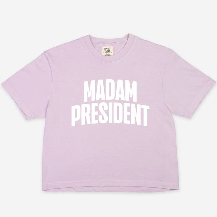 Madam President Cropped Tee for wholesale by Love & Lion