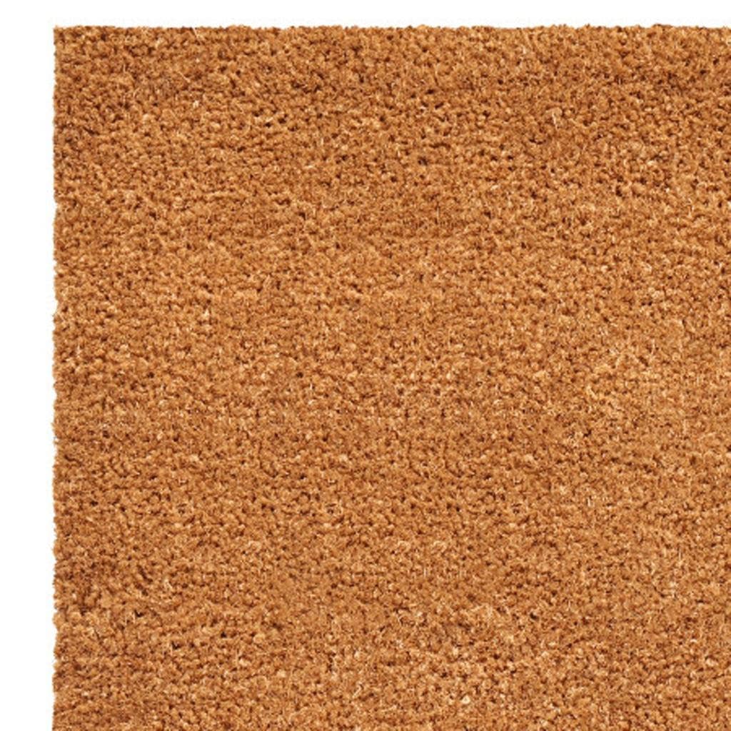 HomeRoots - Wholesale Door Mat - 17" X 29" Brown Christmas Feliz Navidad Outdoor Coir Door Mat3