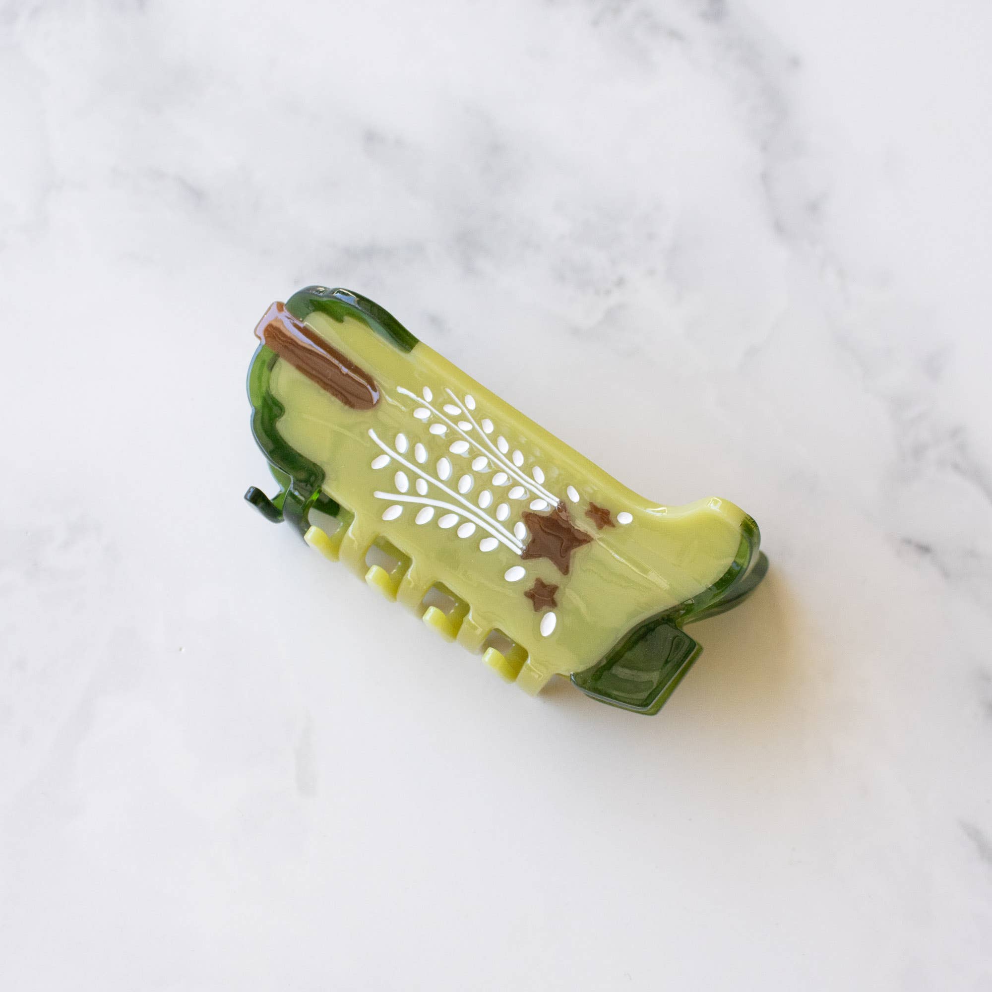 Tiepology - Wholesale Hair Clip - Women's - Eco Shooting Star Cowboy Boots Hair Claw Clip0