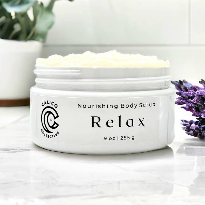 Relax - Nourishing Body Scrub for wholesale by Calico Collective Co.