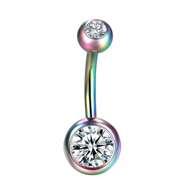 Gemscape UK - Wholesale Single Earring - Simple Piercing Jewellery: Body Piercing with rhinestones8