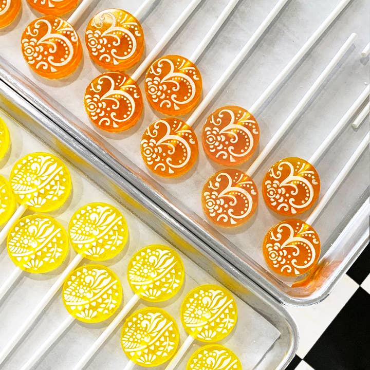 Popette of Pendulum - Wholesale Lollipop - Fruit Cream Lollipops with Vanilla Glaze Case (40 Lollipops)2
